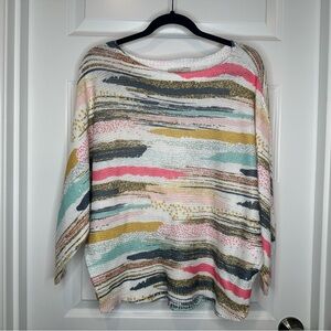 Anna Melani Lightweight Knit Sweater | Size L | Made in Italy